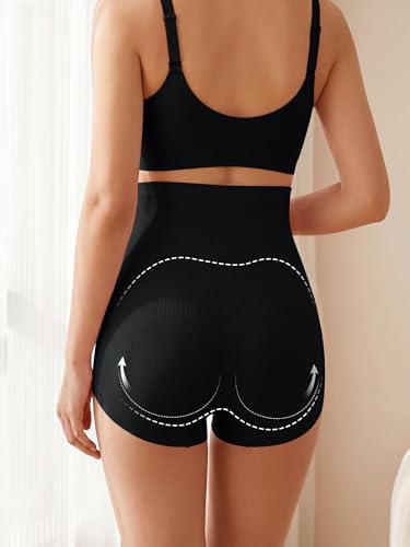 OUGES Women’s Modal 3 Pack Seamless Maternity Underwear Over Belly Stretchy High Waist Soft Pregnancy Postpartum Panties - color: Black+black+nude, size: Large