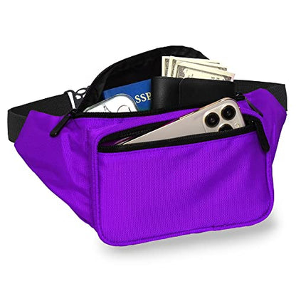 SoJourner Waterproof Fanny Pack, Purple - color: Purple