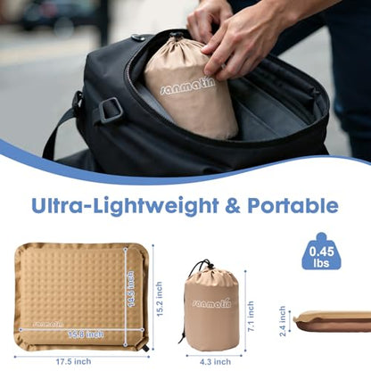 Airplane Travel Seat Cushion, 1, Khaki - color: Khaki