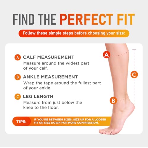 Lemon Hero Zipper Compression Socks 15-20mmHg Open Toe for Women & Men - color: Beige, size: Medium