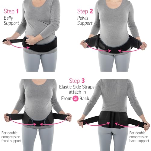 OPTP Maternity Support Belt by Diane Lee, For Pregnancy/Postpartum, Large - size: Large (Pant size 12-14)