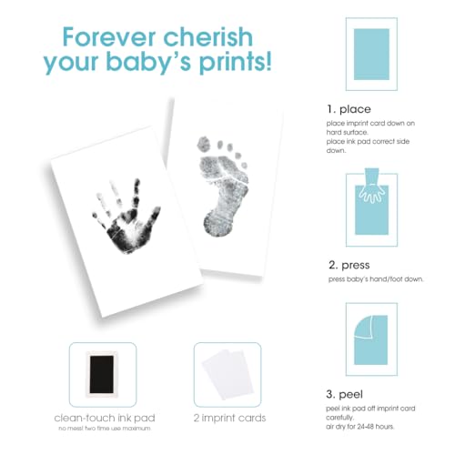 Pearhead First 5 Years Chevron Baby Memory Book and Ink Pad, Pink - color: Pink Chevron Baby Book