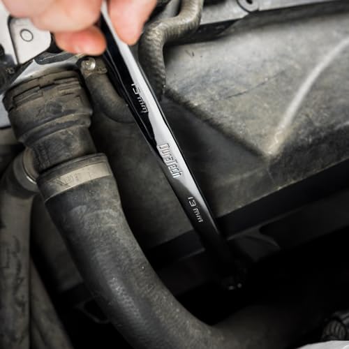 DURATECH 13mm Extra Long Ratcheting Wrench, Metric, CR-V Steel - color: Chrome-plated, size: 13mm