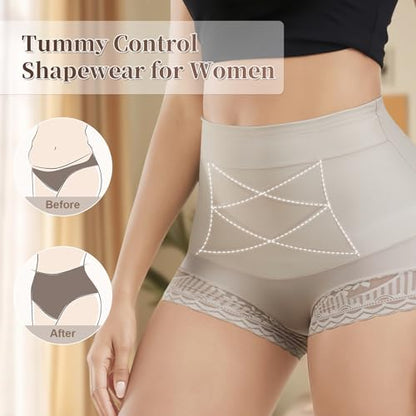 Women Shapewear Tummy Control Underwear High Waisted Girdle Body Shaper Postpartum Compression Panties - size: X-Large