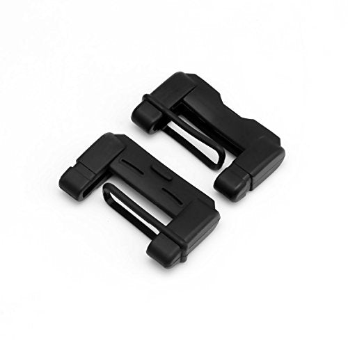 Car Safety Belt Buckle Covers, 2PCS Universal Seat Belt Clips Cover, Anti-Scratch Silicon Seat Belt Buckle Protector, Car Interior Accessories (Black)