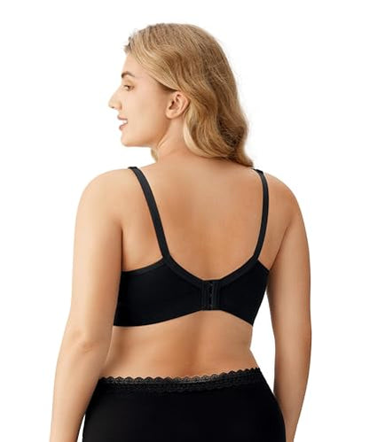 HBselect Women Maternity Bras 5 Pack Nursing Bras for Breastfeeding - color: 5pack(pink/White/Nude/Dusty Blue/Black), size: Large