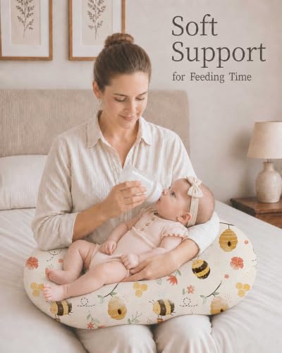 Nursing Pillow Covers 2 Pack, Stretchy Breastfeeding Pillow Covers for Baby - color: B0dqtm9xzv