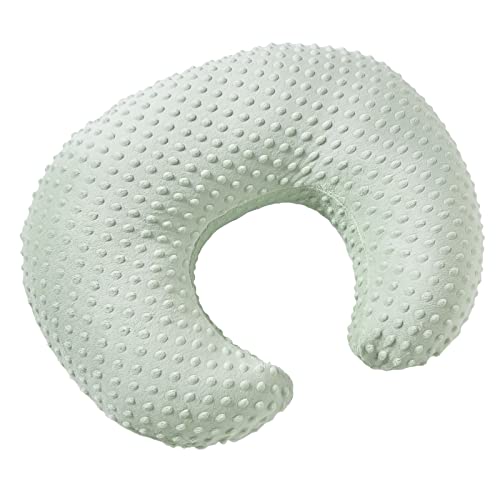 Nursing Pillow and Positioner with Cover for Breastfeeding - color: Green