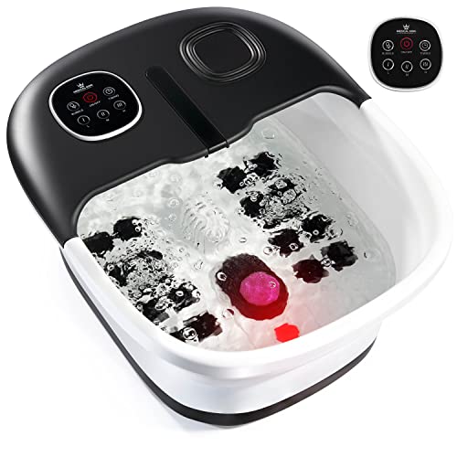 Medical king Foot Spa with Heat and Massage and Jets Foot Soaking tub - color: Black