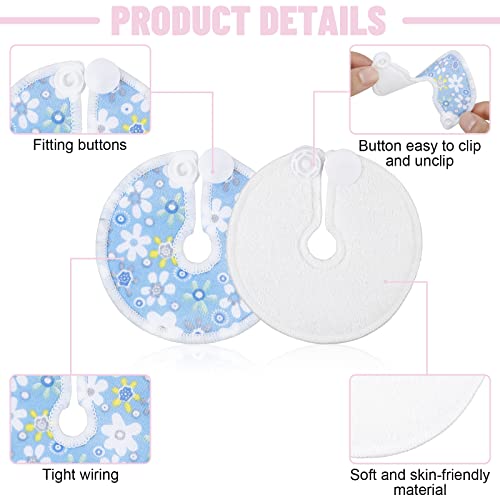 32 Pcs G Tube Button Cover G Tube Pad Holder Cotton Pad for Feeding