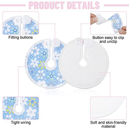 32 Pcs G Tube Button Cover G Tube Pad Holder Cotton Pad for Feeding
