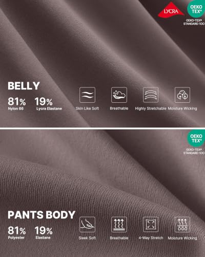 G4Free EverGoing Maternity Dress Pants Pregnancy Slacks - color: Taupe, size: Large