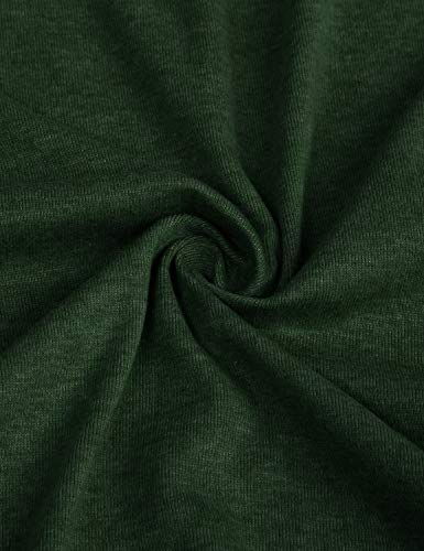 Joymom Maternity Warm Cowl Neck Nursing Sweatshirt Breastfeeding Tunic Tops - color: 1-dark Green, size: Medium