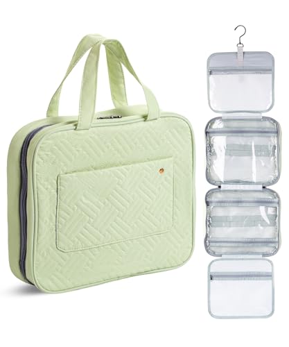 Travel Toiletry Bag Organizers, Sage Green