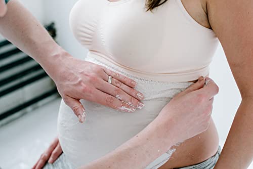 Pearhead Belly Casting Kit, Pregnancy Keepsake Making Kit, White - color: Belly Casting Kit