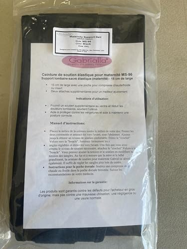 GABRIALLA Pregnancy Belly Band, Made in USA Maternity Support Belt