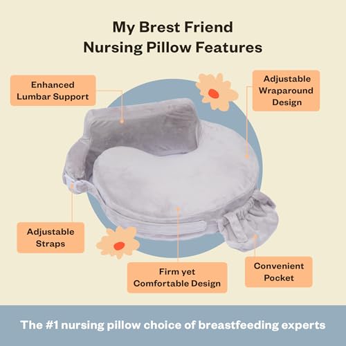 My Brest Friend Super Deluxe Nursing Pillow - Sandstone - color: Sand Stone