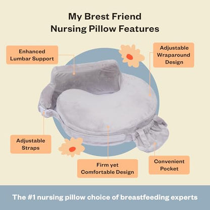 My Brest Friend Super Deluxe Nursing Pillow - Sandstone - color: Sand Stone