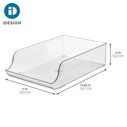 iDesign Plastic Water Bottle Organizer, Clear, 2-Pack - style: Pack of 2