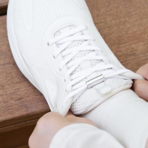 Elastic No Tie Shoe Laces For Adults,Kids,Elderly,One Size Fits All - color: 1blue