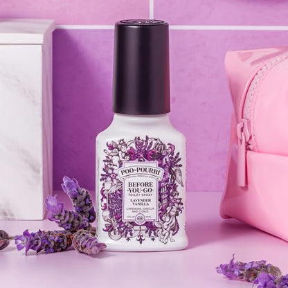 Poo~Pourri Lavender Vanilla, Lavender + Vanilla + Citrus, Before-You-Go Toilet Spray, 2 Oz - size: 2 Fl Oz (Pack of 1)