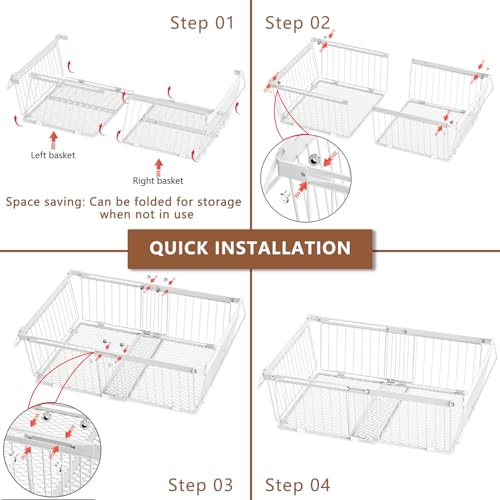 Large Freezer Organizer Bins for 10 to 20 Cu.Ft,3 Pack , Leak-Proof Bottom