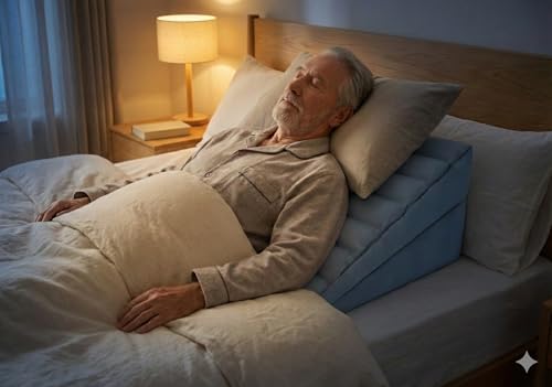 Boyd Sleep Adjustable Inflatable Wedge Pillow with Electric Pump