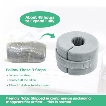 Foot Elevation Pillow, Ankle & Foot Pillow High-Density Foam 1PC