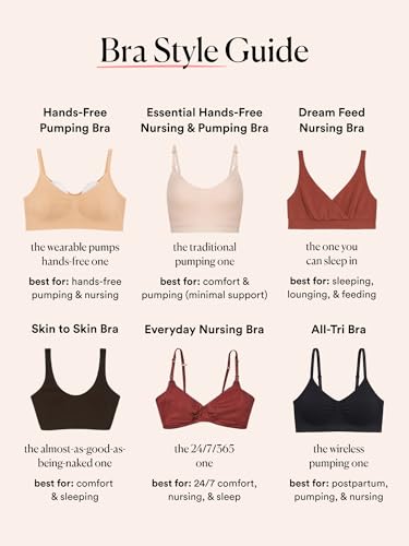 HATCH The Dream Feed Nursing & Sleep Bra - color: Flat Grey, size: Small