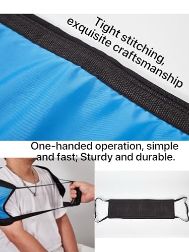 Transfer Sling with Padded Gait Belt for Elderly - Stand-Up for 500LBS - size: 10*15in