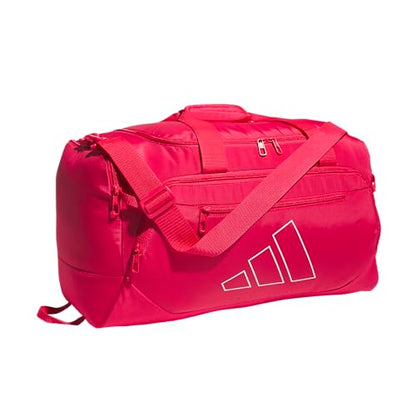 adidas Defender Duffel Bag - color: Power Pink/White/Small 42L, size: Small (42L), style: Small 42l