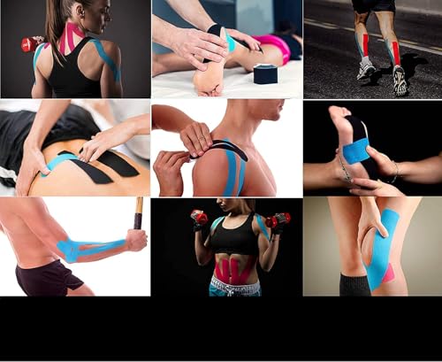Hampton Adams Kinesiology Tape, Uncut Roll, Waterproof Muscle Support - color: Purple, size: 2in x 16ft (2 Rolls)