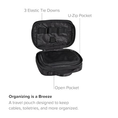 TUMI Women's Accessory Pouch Small, Black, One Size - size: Small