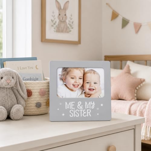Me & My Sister Sibling Photo Frame - size: One Size, style: Me and My Sister Frame