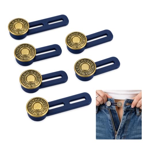 6 Pcs Jean Button Extender, Pants Extender Button for Women Men