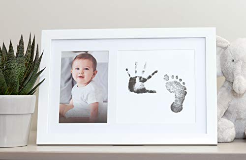 Little Pear Baby Print and Photo Keepsake Frame - color: White Babyprint Frame