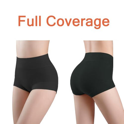 Postpartum C Section Cotton Compression Underwear Recovery Panties - color: Black + Black, size: 6