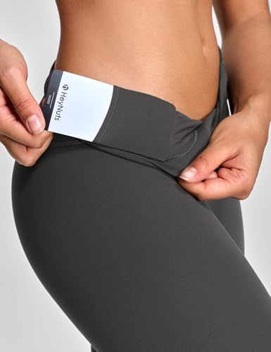 HeyNuts Workout Pro Leggings 21" - color: Graphite Grey, size: XX-Large