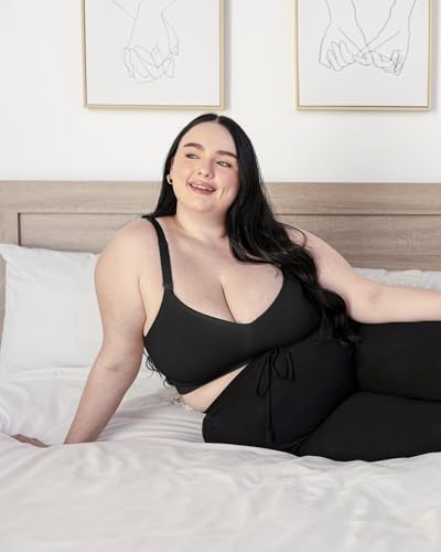 Kindred Bravely Signature Sublime Seamless Contour Maternity & Nursing Bra - color: Black, size: Large