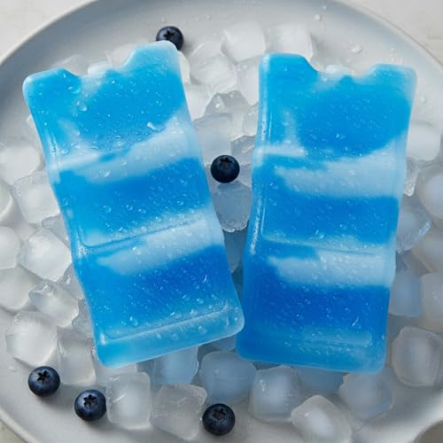 Healthy Packers Ice Packs for Coolers | Can Coolers | Breastmilk Cooler Ice Pack | Long-Lasting Reusable Ice Pack - size: 6 Can (Pack of 4)