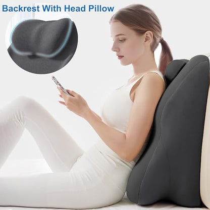 Wedge Pillow For Acid Reflux Relief,Bed Wedge Pillow for Sleeping - color: Black