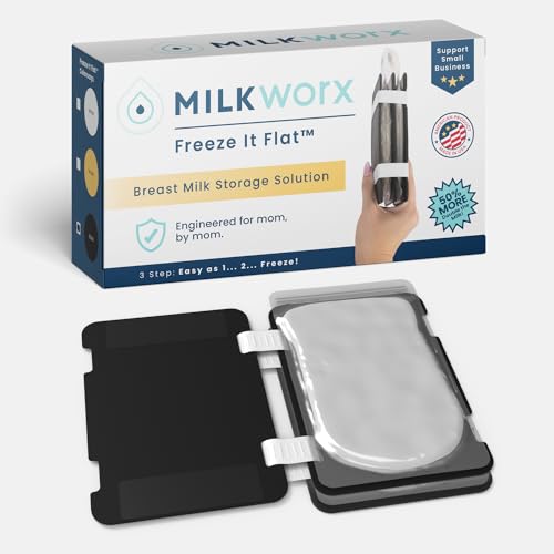 Freeze It Flat Breastmilk Freezer Organizer (Black, Double 1pk) - color: Black, size: Double 1-pk