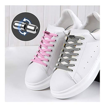 No Tie Shoelaces, Elastic Shoelaces for Adults/Kids，Elastic No Tie Shoe Laces - color: Light Green