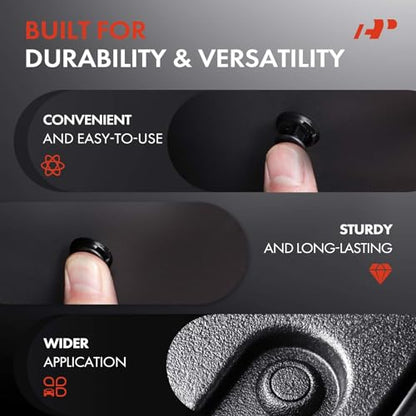 A-Premium 20PCS Seat Belt Stop Button Retainer Clips Compatible with BMW