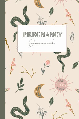 Independently Published Pregnancy Journal: Cute Witchy Celestial Week by Week Pregnancy Planner with Prompts (2023, A5)