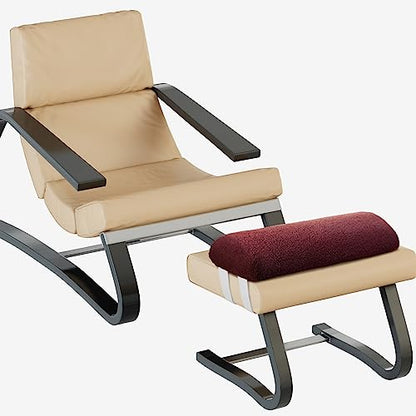 Wesiti Recliner Leg Rest Cushion Footrest Pillow Elevate Feet, Wine Red - color: Wine Red