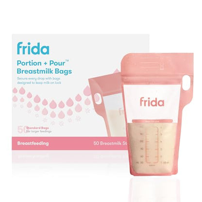FridaMom Breastmilk Storage Bags, 50ct Standard, 6oz Bag, BPA Free, 6oz Bag - size: 6oz Standard