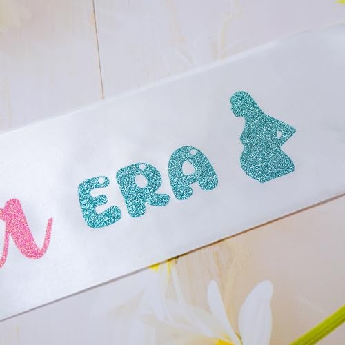 Decorit In My MAMA Era Sash, Mom-to- Be Sash for Baby Shower, Gender Reveal