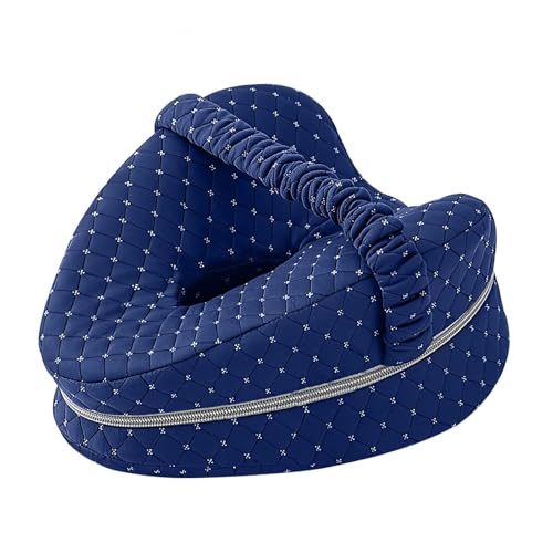 Vertdens Leg Pillow, Knee Pillow for Side Sleepers, Leg Pillows for Sleeping, Knee Cushion for Sleeping,Suitable for Relieving Leg, Back, Knee Pain - color: Blue