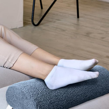 Wesiti Recliner Leg Rest Cushion Footrest Pillow Elevate Feet, Haze Blue - color: Haze Blue